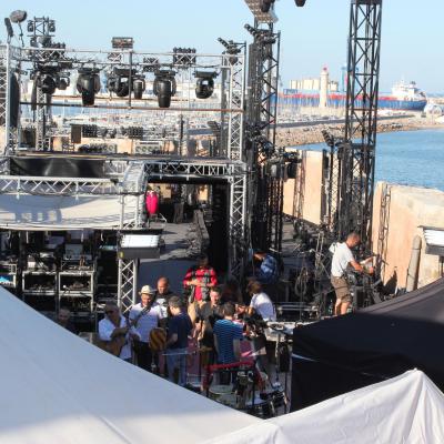 jazz à séte préparatifs skyvideo drones