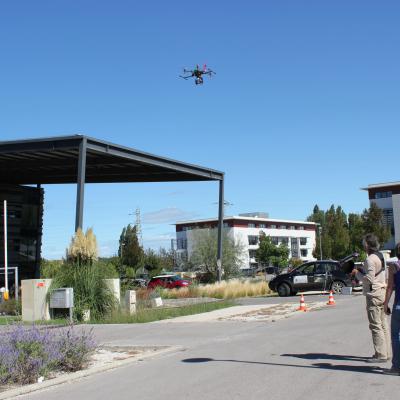 Tournage montpellier drone