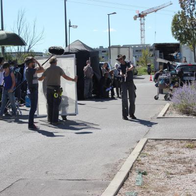 tournage montpellier Candice renoir