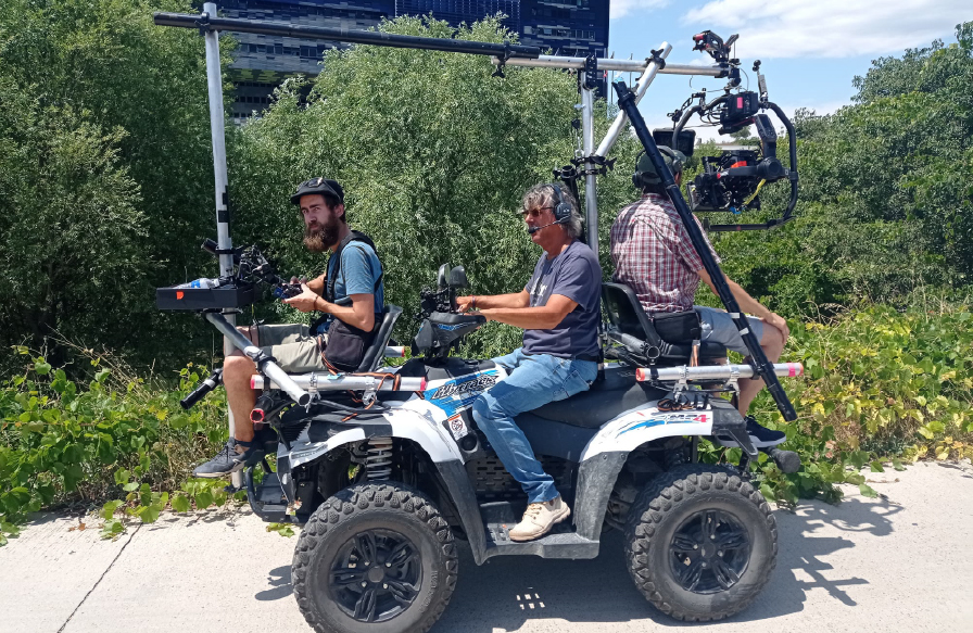 Quad électrique tournage cinéma