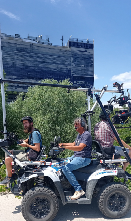 Quad électrique tournage cinéma