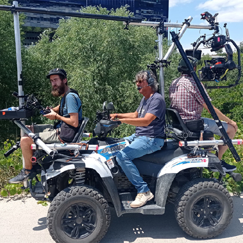 Quad électrique tournage cinéma