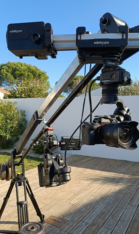 matériel traveling pour film et tournage cinéma