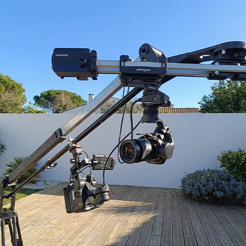matériel traveling pour film et tournage cinéma